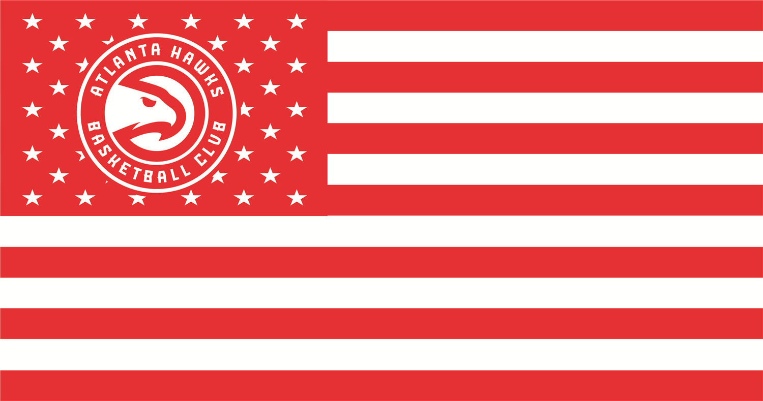 Atlanta Hawks Flags DIY iron on transfer (heat transfer)